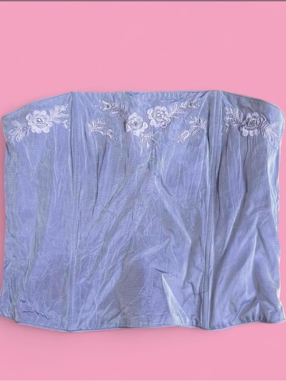 Vintage 90s Jessica McClintock Lilac Corset top